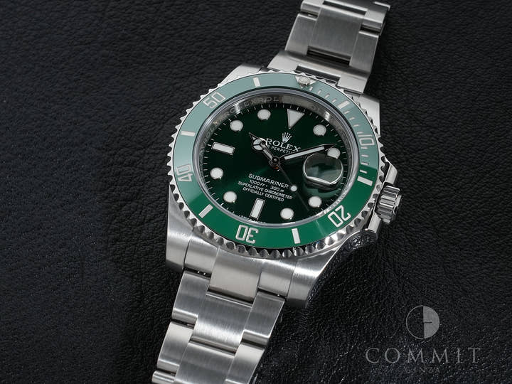 ロレックス サブマリーナー デイト Ref.116610LV ステンレススチール グリーン文字盤