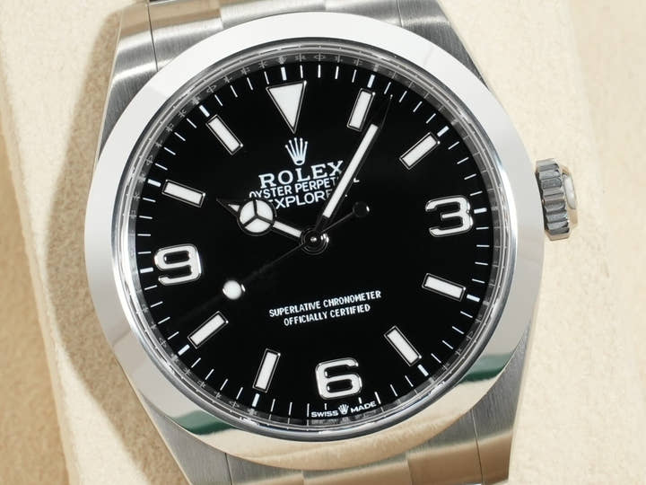 ロレックス エクスプローラー40 Ref.224270 ステンレススチール ブラック文字盤