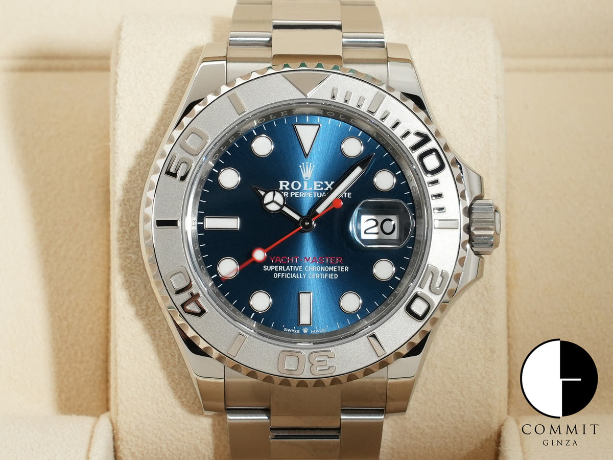 ロレックス ヨットマスター40 Ref.126622 ステンレススチール/プラチナ ブライトブルー文字盤