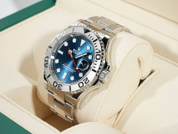 ロレックス ヨットマスター40 Ref.126622 ステンレススチール/プラチナ ブライトブルー文字盤