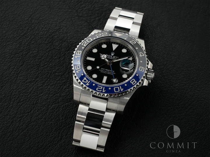 ロレックス GMTマスターII Ref.126710BLNR ステンレススチール ブラック文字盤 オイスターブレスレット
