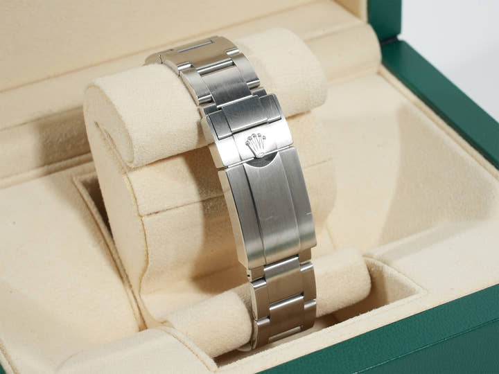 ロレックス エクスプローラーI 鏡面ブラックアウト Ref.214270 ステンレススチール ブラック文字盤