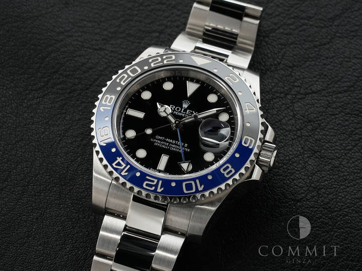 ロレックス GMTマスターII Ref.116710BLNR ステンレススチール ブラック文字盤 オイスターブレスレット
