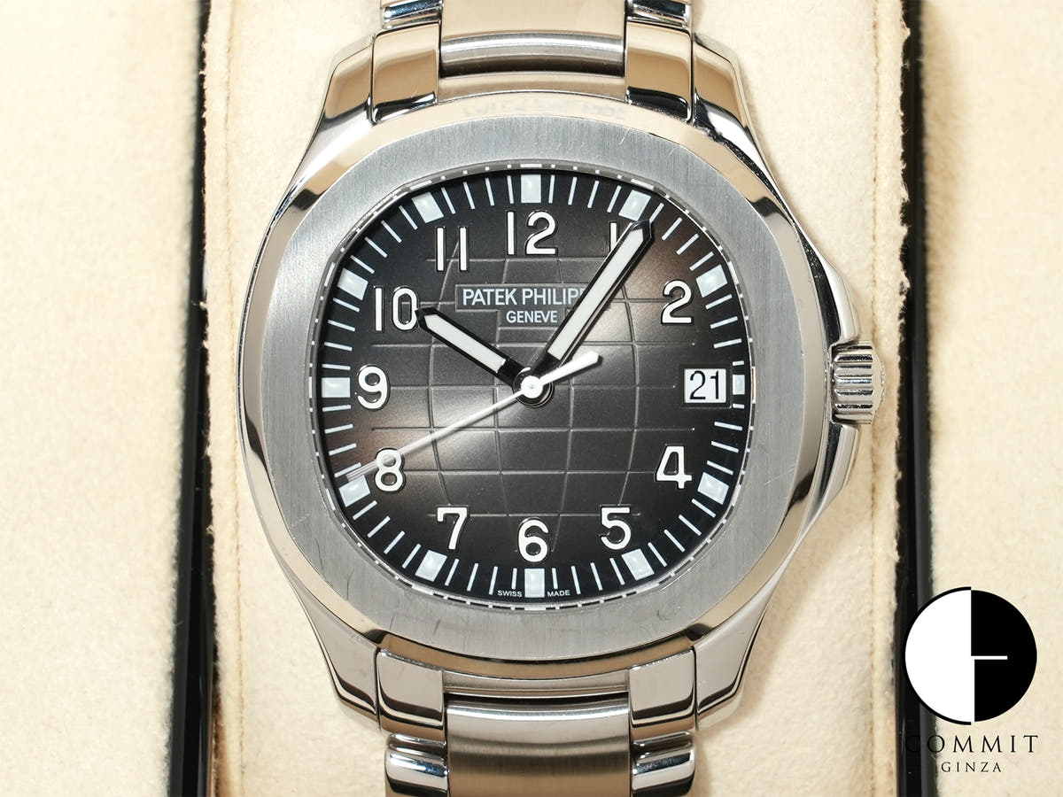 Patek Philippe Aquanaut Extra Large Ref.5167/1A-001 SS Black Dial Used r6q3acv4