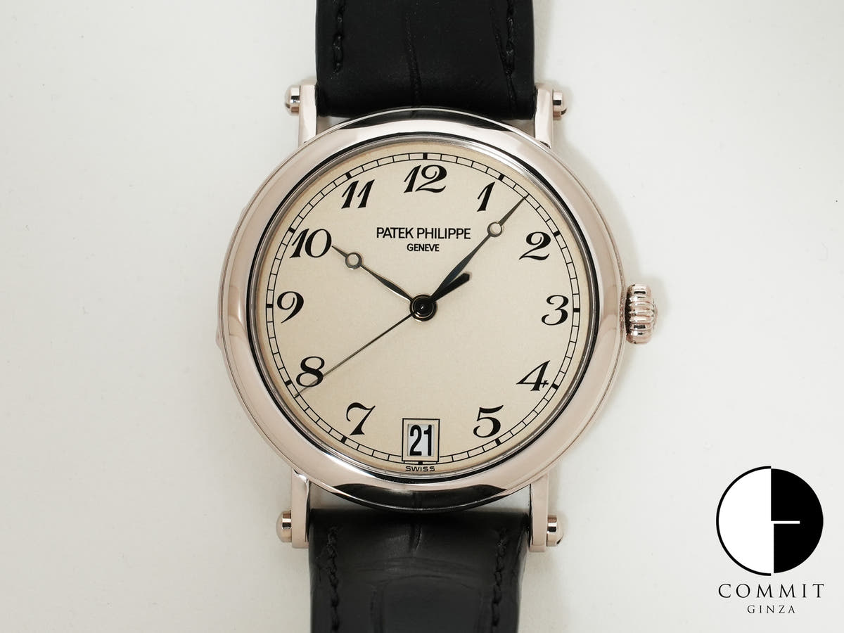 パテックフィリップ カラトラバ Ref.5053G-001 ホワイトゴールド アイボリー文字盤