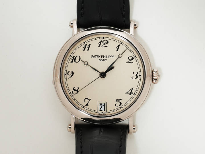 パテックフィリップ カラトラバ Ref.5053G-001 ホワイトゴールド アイボリー文字盤