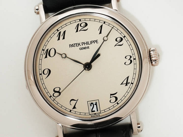 パテックフィリップ カラトラバ Ref.5053G-001 ホワイトゴールド アイボリー文字盤