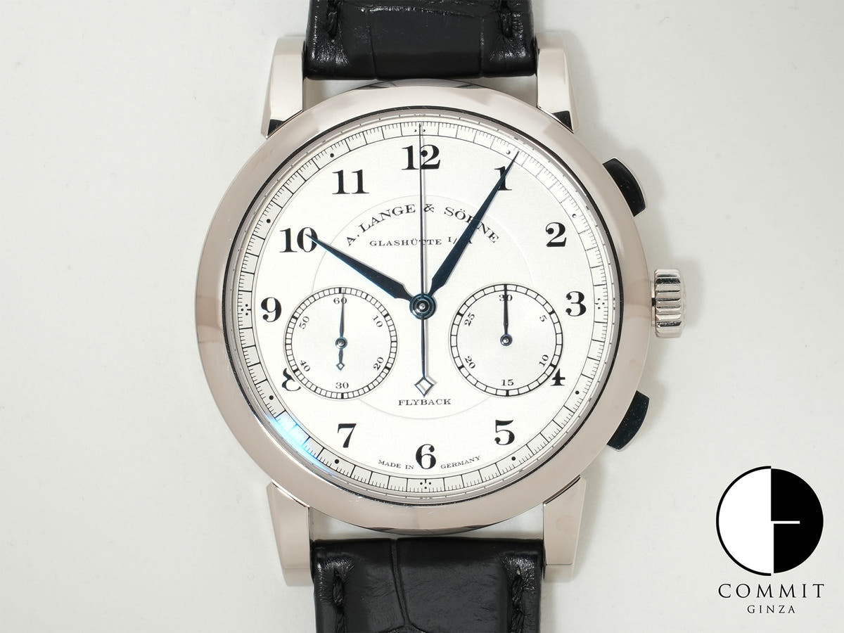 A. Lange & Söhne 1815 Chronograph Ref.402.026 18KWG Silver Dial Used pfoi7ub4