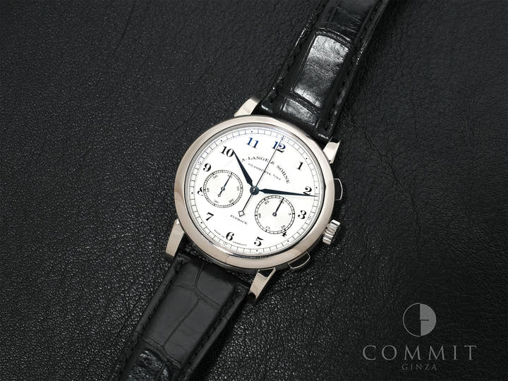 A. Lange & Söhne 1815 Chronograph Ref.402.026 18KWG Silver Dial Used pfoi7ub4