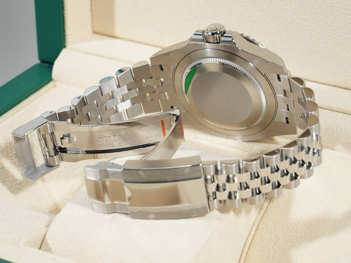 Rolex GMT Master II Ref.126710GRNR SS Black Dial Jubilee Bracelet Unused dbsae7cq