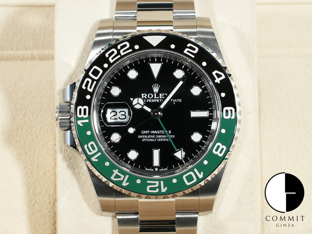 ロレックス GMTマスターII Ref.126720VTNR ステンレススチール ブラック文字盤 オイスターブレスレット