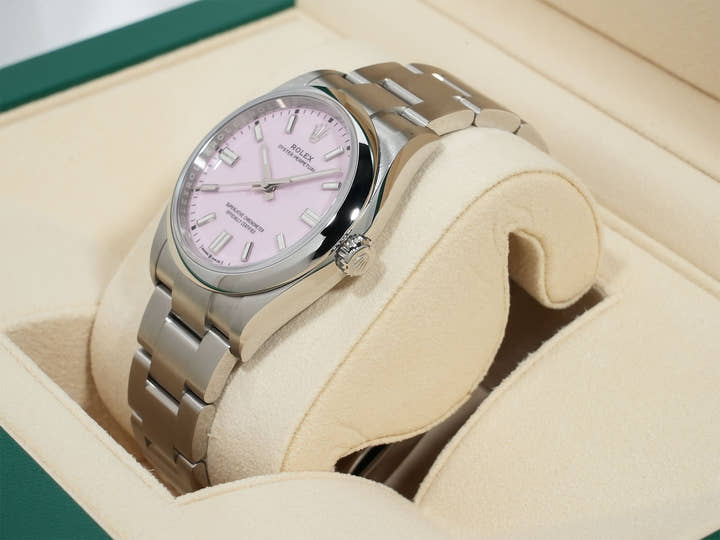 ロレックス オイスターパーペチュアル36 Ref.126000 ステンレススチール キャンディピンク文字盤