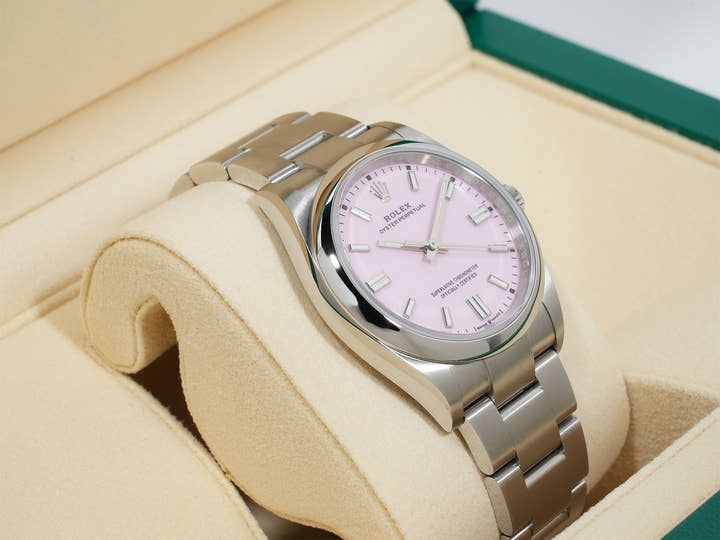 ロレックス オイスターパーペチュアル36 Ref.126000 ステンレススチール キャンディピンク文字盤