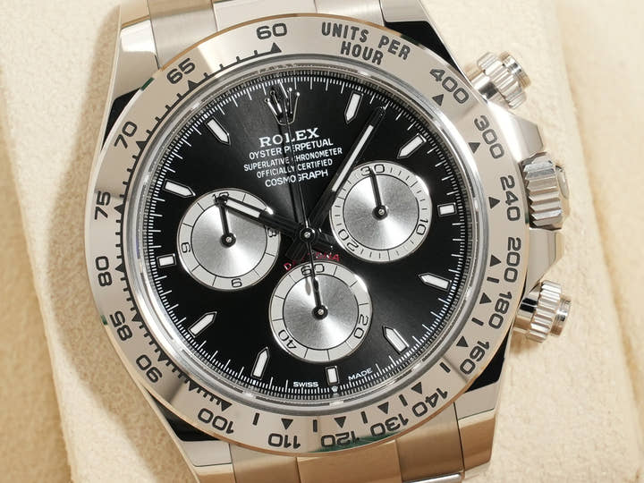 ロレックス デイトナ Ref.126509 ホワイトゴールド ブライトブラックxスチール文字盤