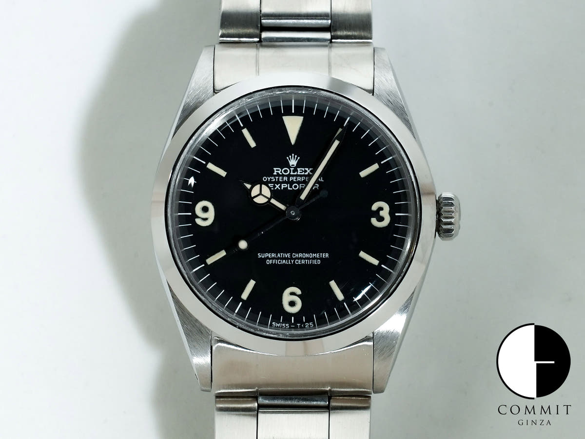 ロレックス エクスプローラーI Ref.1016 ステンレススチール ブラック文字盤 中古 yssk89de