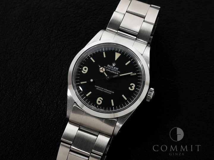 ロレックス エクスプローラーI Ref.1016 ステンレススチール ブラック文字盤 中古 yssk89de