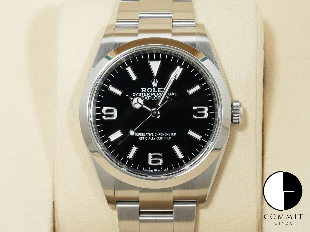 Rolex Explorer 36 Ref.124270 SS Black Dial Unused kw3vz82b
