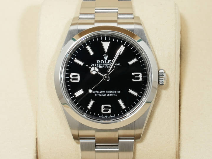 Rolex Explorer 36 Ref.124270 SS Black Dial Unused kw3vz82b