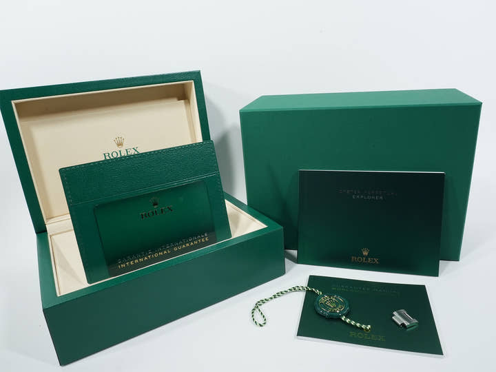 Rolex Explorer 36 Ref.124270 SS Black Dial Unused kw3vz82b