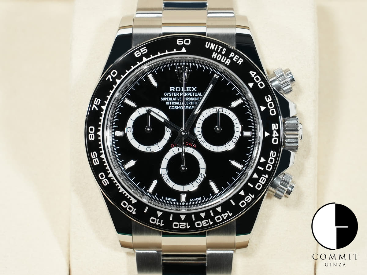 ロレックス デイトナ Ref.126500LN ステンレススチール ブラック文字盤