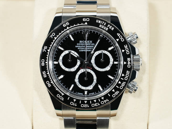 ロレックス デイトナ Ref.126500LN ステンレススチール ブラック文字盤