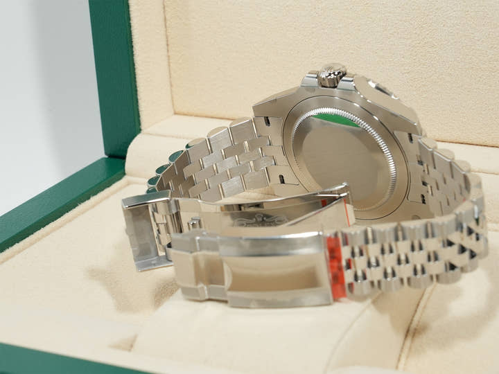 Rolex GMT Master II Ref.126710BLRO SS Black Dial Jubilee Bracelet Unused s487pmfo