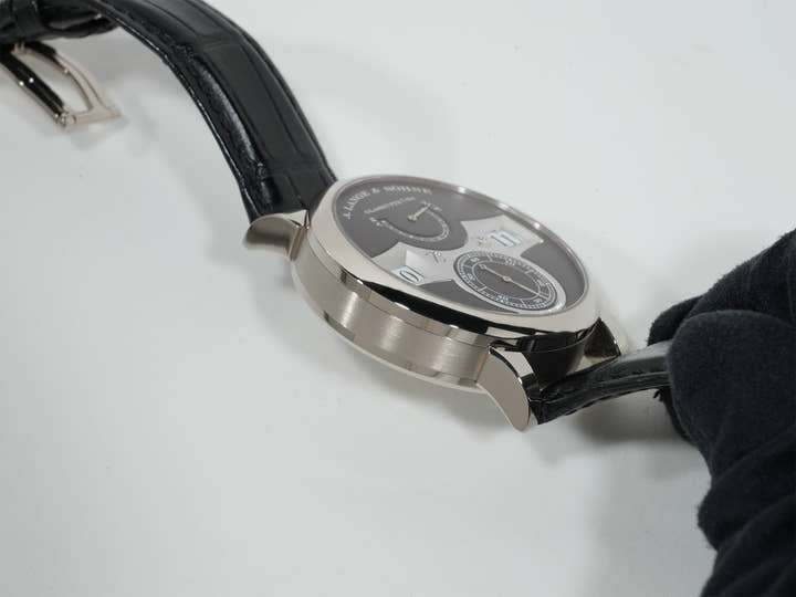 A.ランゲ&ゾーネ ツァイトヴェルク Ref.140.029 18KWG ブラック文字盤 美中古 hmsjew7v