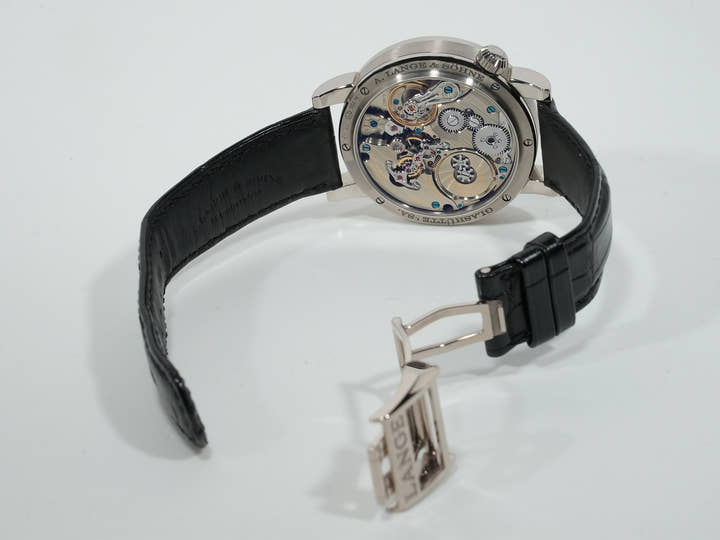 A.ランゲ&ゾーネ ツァイトヴェルク Ref.140.029 18KWG ブラック文字盤 美中古 hmsjew7v