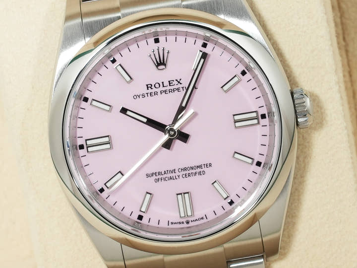 ロレックス オイスターパーペチュアル36 Ref.126000 ステンレススチール キャンディピンク文字盤