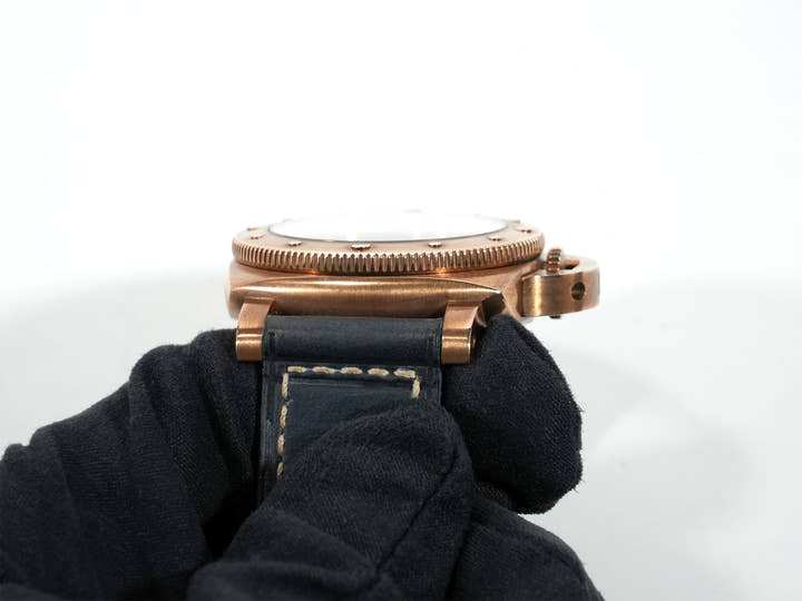 パネライ サブマーシブル ブロンゾ ブルー アビッソ Ref.PAM01074 BRONZE ブルー文字盤 中古 2jo7m8y2