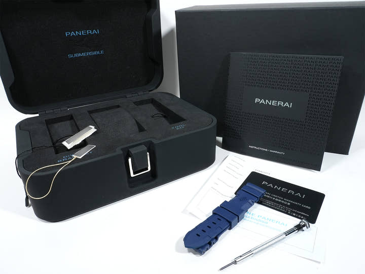 パネライ サブマーシブル ブロンゾ ブルー アビッソ Ref.PAM01074 BRONZE ブルー文字盤 中古 2jo7m8y2
