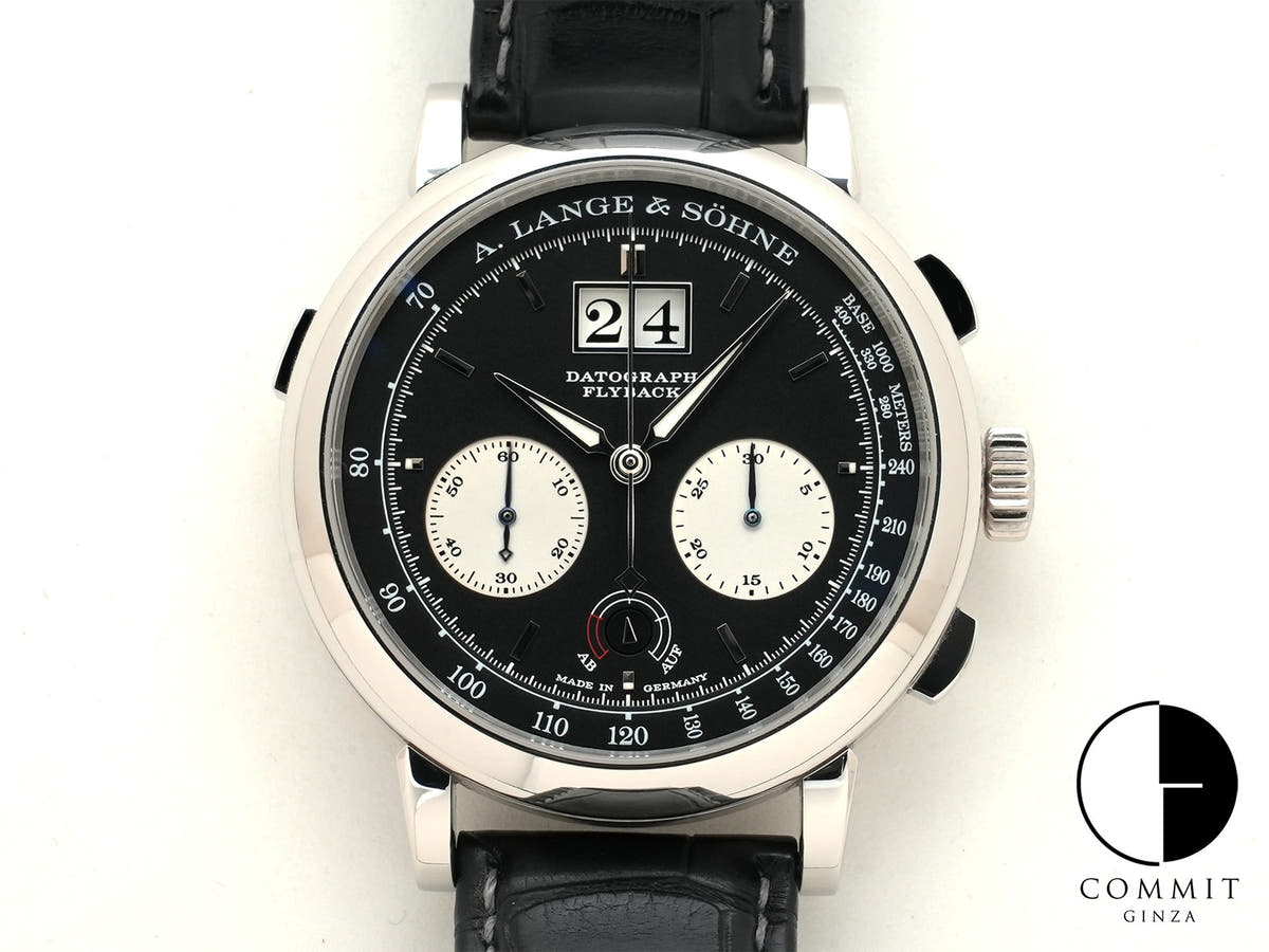 A.ランゲ&ゾーネ ダトグラフ アップ/ダウン Ref.405.035 PT ブラック文字盤 中古 rtu489fc