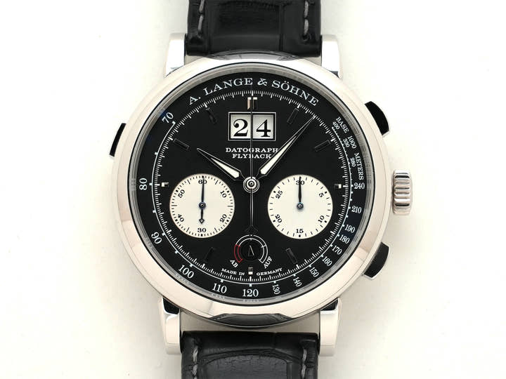 A.ランゲ&ゾーネ ダトグラフ アップ/ダウン Ref.405.035 PT ブラック文字盤 中古 rtu489fc