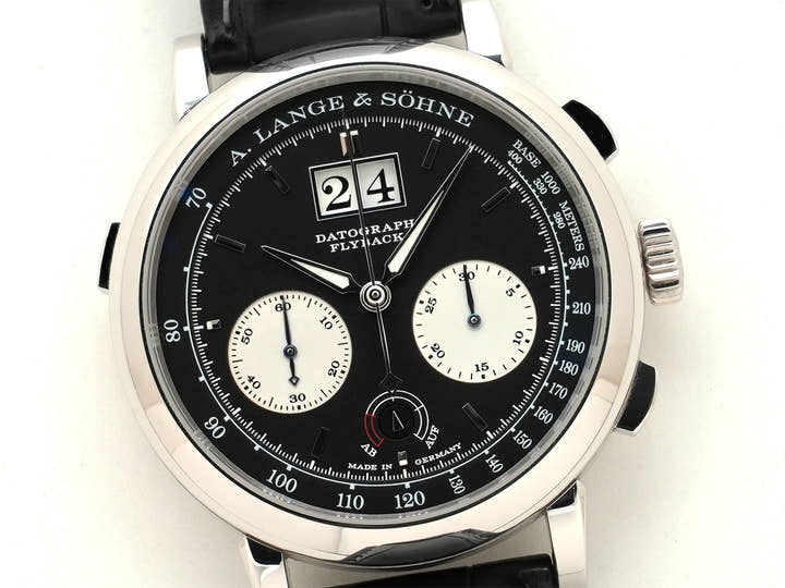 A.ランゲ&ゾーネ ダトグラフ アップ/ダウン Ref.405.035 PT ブラック文字盤 中古 rtu489fc