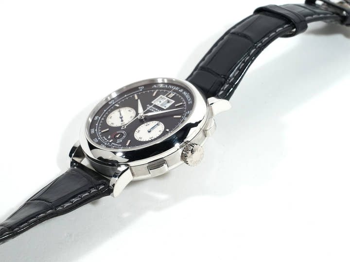 A.ランゲ&ゾーネ ダトグラフ アップ/ダウン Ref.405.035 PT ブラック文字盤 中古 rtu489fc