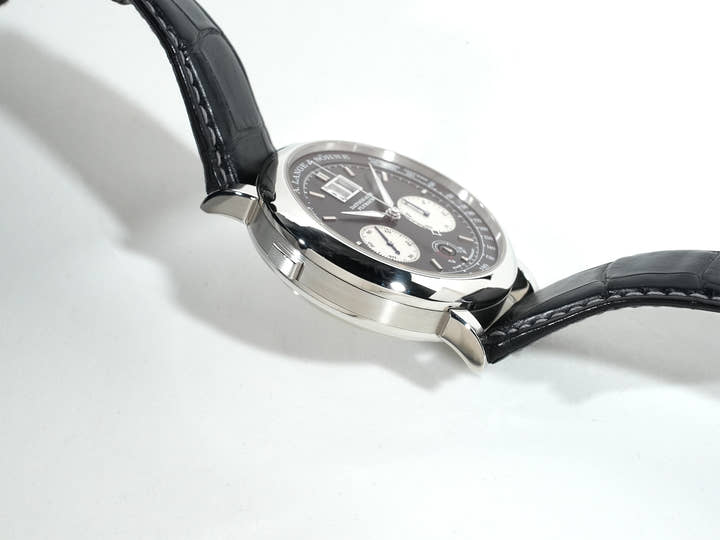 A.ランゲ&ゾーネ ダトグラフ アップ/ダウン Ref.405.035 PT ブラック文字盤 中古 rtu489fc