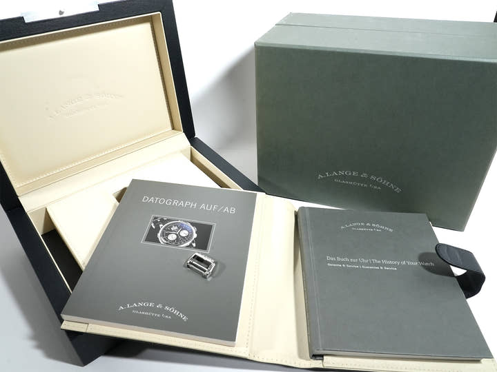 A.ランゲ&ゾーネ ダトグラフ アップ/ダウン Ref.405.035 PT ブラック文字盤 中古 rtu489fc