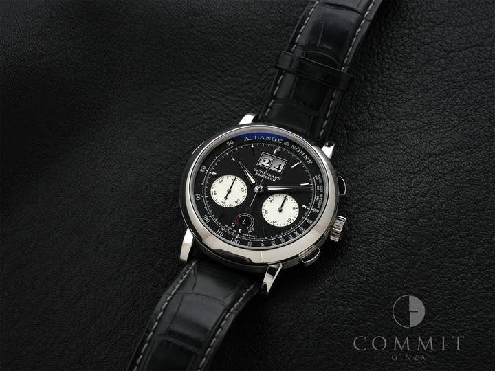 A.ランゲ&ゾーネ ダトグラフ アップ/ダウン Ref.405.035 PT ブラック文字盤 中古 rtu489fc