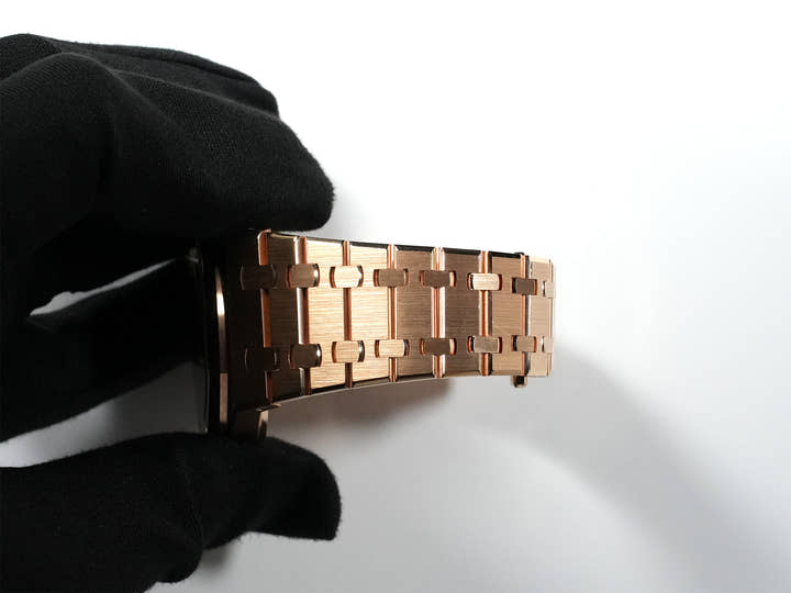 オーデマピゲ ロイヤルオーク Ref.15400OR.OO.1220OR.03 ピンクゴールド ブルー文字盤