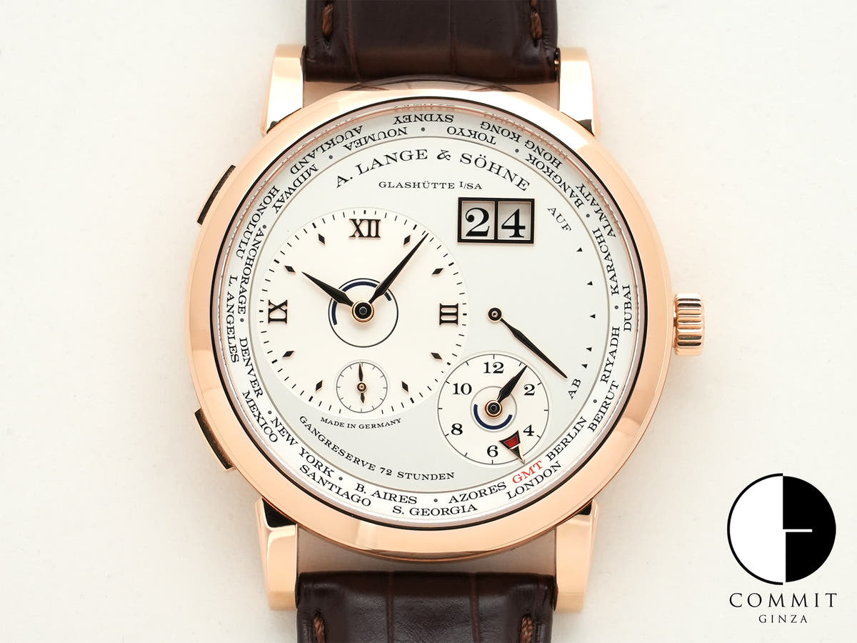 A.ランゲ&ゾーネ ランゲ1 タイムゾーン Ref.136.032 18KPG シルバー文字盤 美中古 a6yzvsma