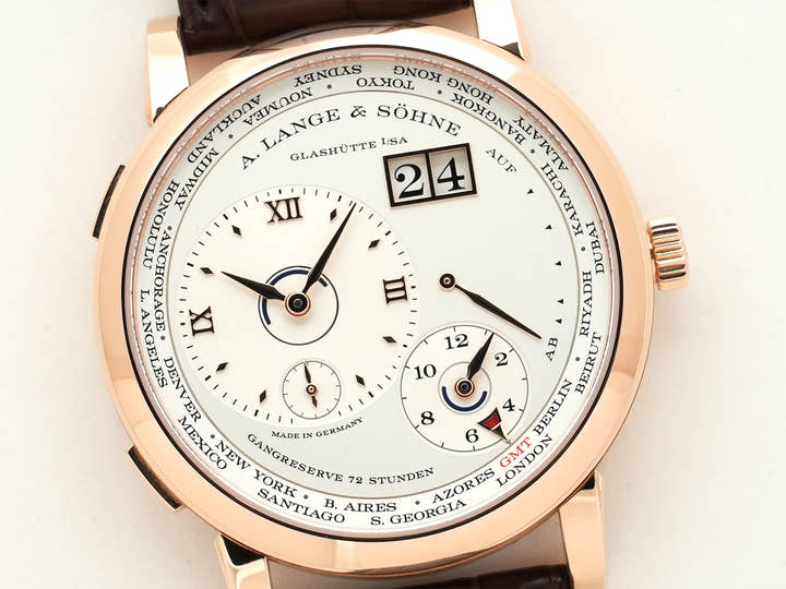 A.ランゲ&ゾーネ ランゲ1 タイムゾーン Ref.136.032 18KPG シルバー文字盤 美中古 a6yzvsma