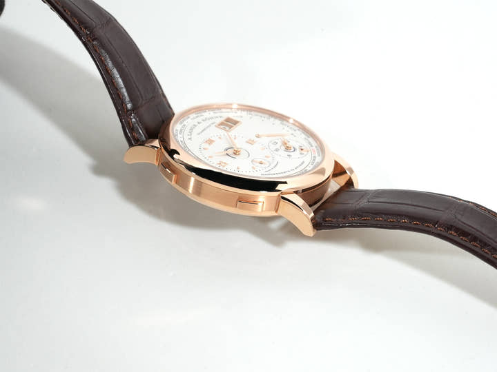 A.ランゲ&ゾーネ ランゲ1 タイムゾーン Ref.136.032 18KPG シルバー文字盤 美中古 a6yzvsma