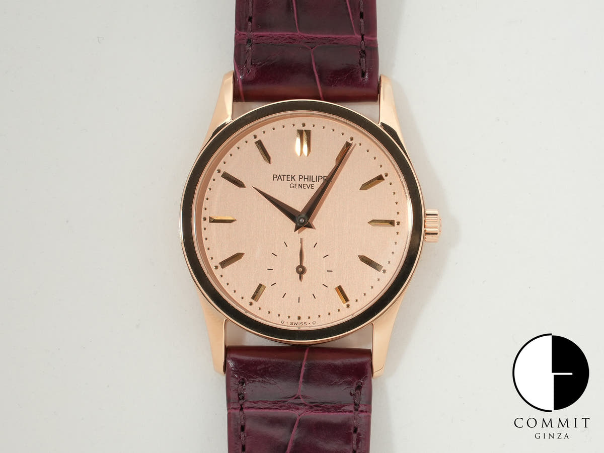 パテックフィリップ カラトラバ Ref.3796R-001 ローズゴールド ローズ文字盤