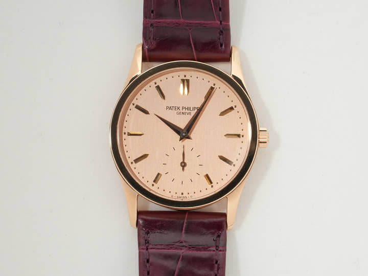 パテックフィリップ カラトラバ Ref.3796R-001 ローズゴールド ローズ文字盤