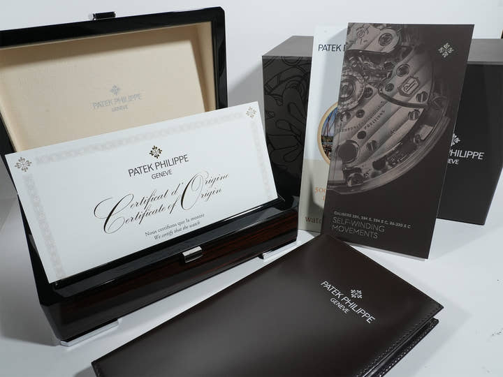 パテックフィリップ カラトラバ Ref.6007G-011 ホワイトゴールド エボニーブラック文字盤