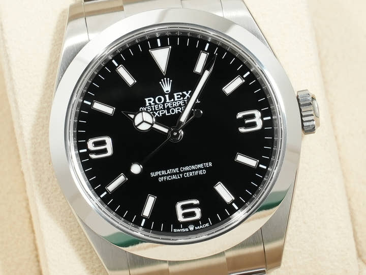 ロレックス エクスプローラー40 Ref.224270 ステンレススチール ブラック文字盤