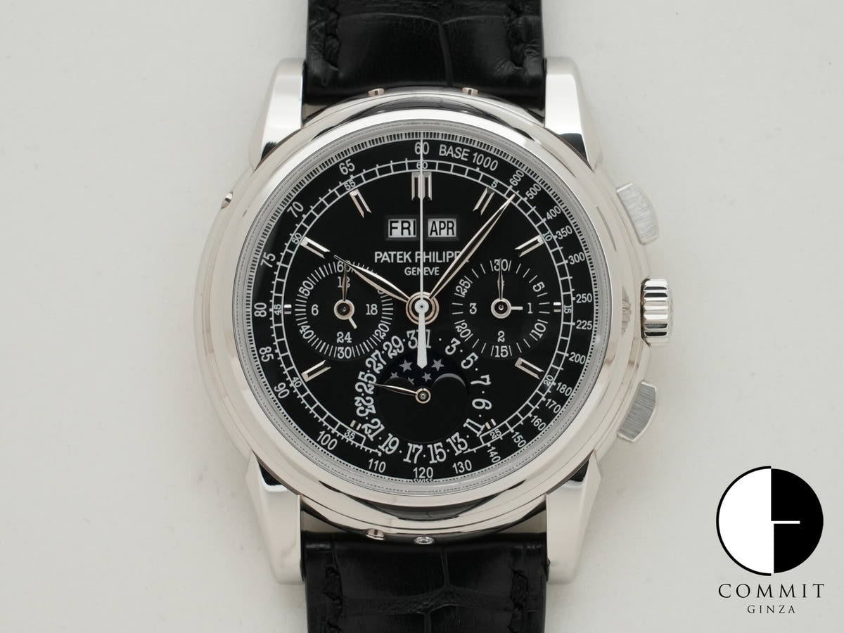 パテックフィリップ パーペチュアルカレンダー クロノグラフ Ref.5970P-001 プラチナ ブラック文字盤