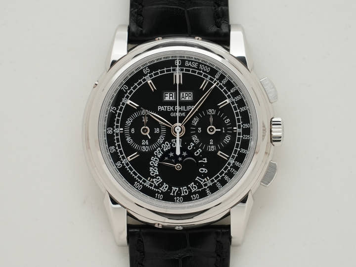 パテックフィリップ パーペチュアルカレンダー クロノグラフ Ref.5970P-001 プラチナ ブラック文字盤