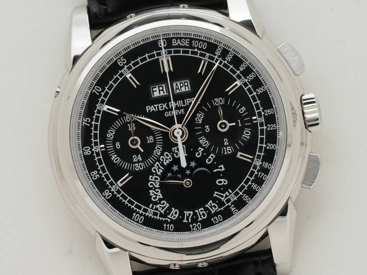 パテックフィリップ パーペチュアルカレンダー クロノグラフ Ref.5970P-001 プラチナ ブラック文字盤