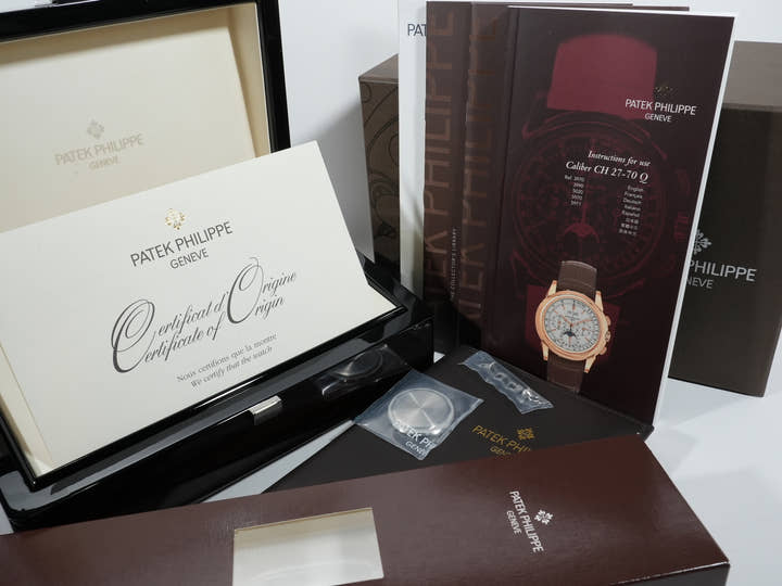 パテックフィリップ パーペチュアルカレンダー クロノグラフ Ref.5970P-001 プラチナ ブラック文字盤